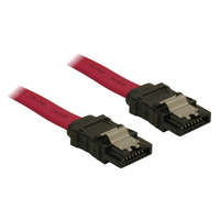 DeLock DeLock SATA cable 50cm straight/straight metal Red
