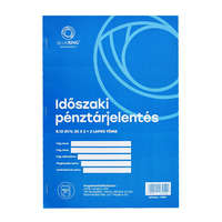  Időszaki pénztárjelentés A/4 álló 25x2+2lapos b.13-21/VX Bluering®