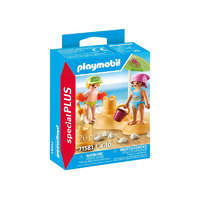 Playmobil Gyerekek homokvárral
