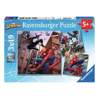  Puzzle 3x49 db - Védelmező Pókember