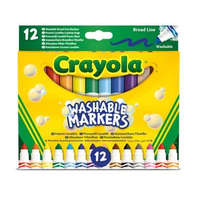  Crayola: 12 db tompahegyű lemosható filctoll