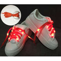 Világító LED-es Cipőfűző Piros