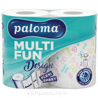  Paloma Kéztörlő MULTI FUN 3 rétegű 2 tek. 145lap színes