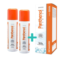 Swiss Panthenol Premium spray/hab 150ml 2db + ajándék Swiss Panthenol Premium gél mentollal 125ml