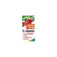  Dr Chen C-vitamin 500mg +D3-vitamin +Cink +Csipkebogyó +Acerola rágótabéetta 105X
