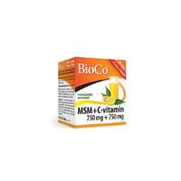  BioCo MSM+C-vitamin 750 mg + 750 mg 124,5 g