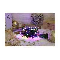 Tracon Tracon karácsonyi fényfüzér 2+10m színes kültéri/beltéri CHRSTOB100RGB