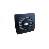 Univex Fürdőszoba fekete elszívó axiális ventilátor időzítővel 19W 100m3/h EOL100T/E2 ONYX 100 mm