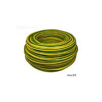  MCU 2,5mm2 vezeték zöld-sárga tömör réz kábel H07V-U 100m/tekercs