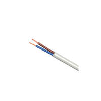  MT 2x0,5 mm2 kábel sodrott réz vezeték fehér H03VV-F