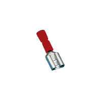 Tracon Tracon szigetelt rátolható csatlakozó csúszósaru hüvely 4,8×0,8mm 1,5mm2 piros PCSH5