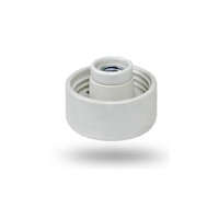  E27 porcelán lámpa alj foglalat 60W fali egyenes (falra és mennyezetre szerelhető) DEL078