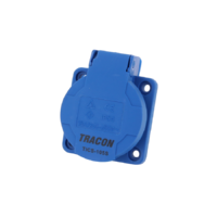 Tracon Tracon beépíthető csatlakozóaljzat 16A 250V 2P+E IP54 TICS-105S