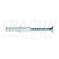 Tracon Tracon M6×30mm PA6.6 Normál tipli+csavar, szürke T6CS-PA