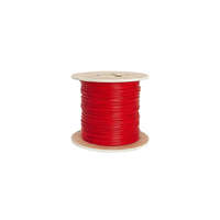 Kábel Tűzjelző kábel 2x2x0,8 mm2 piros árnyékolt tömör réz vezeték JB-Y(St)Y