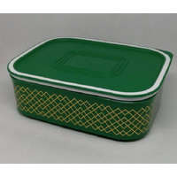 Tupperware Mindennapi szögletes/Tároló, Zöld ünnepi (500 ml) -Tupperware