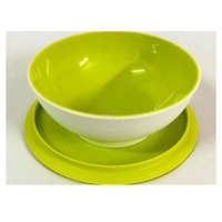 Tupperware Allegra desszertes tál tetővel 275 ml, fehér-zöld - Tupperware