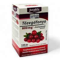 JuvaPharma Kft. JutaVit Tőzegáfonya 800 mg filmtabletta aranyvessző kivonattal