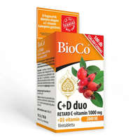 BioCo Magyarország Kft. BioCo C+D3 DUO C-Vitamin 1000mg D3-Vitamin 2000NE Retard Filmtabletta 100X