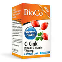 JuvaPharma Kft BioCo C-vitamin + Cink retard 1000 mg filmtabletta 60x