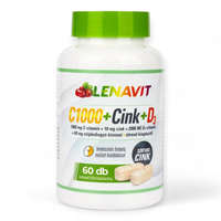 Lenavit Pharma Kft. LenaVit C1000 + szerves cink + D3 2000 NE + 60 mg csipkebogyó filmtabletta 60x