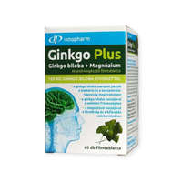 JuvaPharma Kft InnoPharm Ginkgo Plus Ginkgo biloba + Magnézium filmtabletta 60X