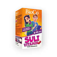 BioCo Magyarország Kft. BioCo Suli vitamin rágótabletta cseresznye ízű 90x