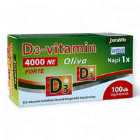 JuvaPharma Kft JutaVit D3-vitamin 4000 NE Oliva Forte lágy kapszula 100x