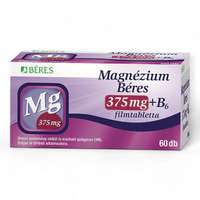 Béres Gyógyszergyár Zrt. Béres Magnézium 375 mg + B6 filmtabletta 60x