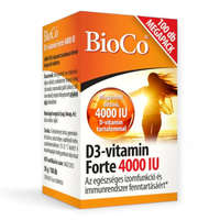 BioCo Magyarország Kft. BioCo D3-vitamin Forte 4000 IU étrend-kiegészítő tabletta