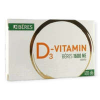 Béres Gyógyszergyár Zrt. Béres D3-vitamin 1600 Ne tabletta 120 db