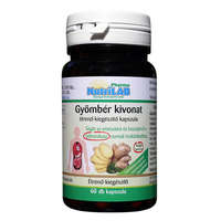 CSOMAG: NutriLAB Gyömbér kivonat vega kapszula 60x + AJÁNDÉK C-vitamin