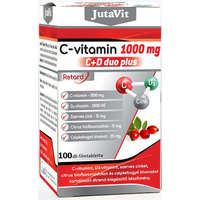  JutaVit C-1000 mg C+D Duo Plus - 100 db