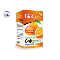BioCo BioCo Narancs Ízű C-Vitamin 500mg Rágótabletta 60db