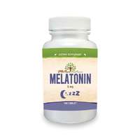 Mother Nature Melatonin 5 mg, B6 vitaminnal 100 db, Mother Nature (lejárat: 2024.04., készlet erejéig)