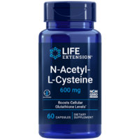 Life Extension NAC, N-Acetyl-L-Cysteine, 600 mg, 60 db, Life Extension