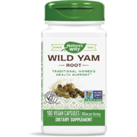 Nature's Way Wild Yam Root, Mexikói vad jamgyökér, yamgyökér, 425 mg, 100 db, Nature s Way
