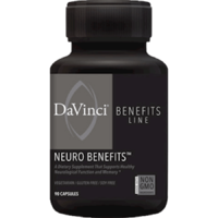 DaVinci Laboratories of Vermont Neuro Benefits, neurológiai működés és memória támogatása, 90 db, DaVinci Laboratories of Vermon