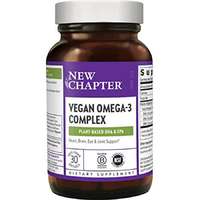 New Chapter Omega-3 Komplex, vegán, 30 db, New Chapter