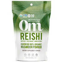 Om Mushrooms Reishi (Ganoderma lucidum) gyógygomba, 100 g, Om Mushrooms