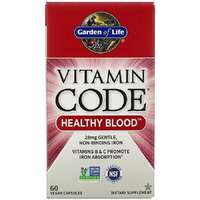 Garden of Life Vitamin Code, Egészséges vér, 60 db, Garden of Life