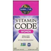 Garden of Life Vitamin Code, Whole Food Multivitamin nőknek, 120 db, Garden of Life