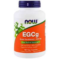 Now EGCg, zöld tea kivonat, 400 mg, 180 db, Now Foods