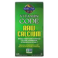 Garden of Life Vitamin Code, RAW Kálcium, 120 db, Garden of Life