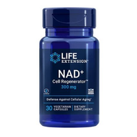Life Extension NAD plus sejtregeneráló nikotinamid-ribozid, 300 mg, 30 db, Life Extension