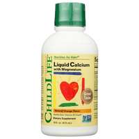 Childlife Folyékony kalcium magnéziummal, természetes narancs íz, 473 ml, Childlife
