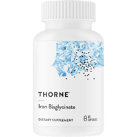 Thorne Iron Bisglycinate NSF, vas-biszglicinát, 25 mg, 60 db, Thorne