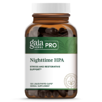 Gaia Herbs Professional Solutions Nighttime HPA, stressz elleni támogatás, 120 db, Gaia PRO
