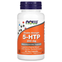 Now 5-HTP, 200 mg, dupla erősségű, 60 db, Now Foods