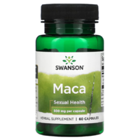 Swanson Maca, szexuális egészség, 500 mg, 60 db, Swanson